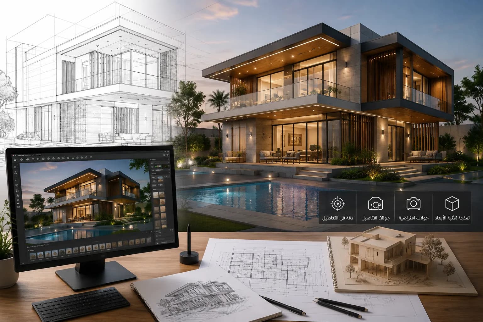 الإظهار المعماري ثلاثي الأبعاد